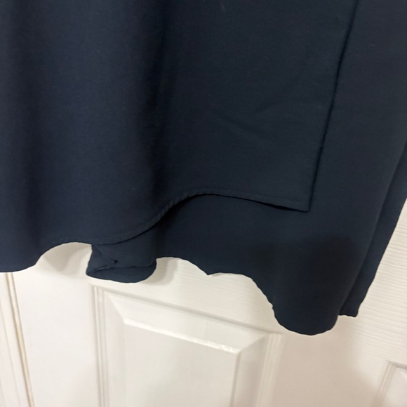 Abercrombie & Fitch Faux Wrap Skort Romper V-neck Black in Sz 6 - Picture 4 of 8